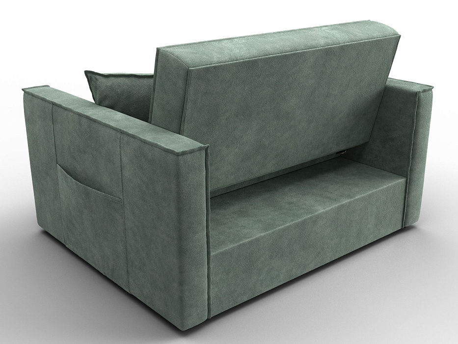 Диван прямой Лига-104 (140) (brut 08 зеленый)