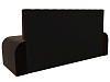 Кухонный прямой диван Кармен Люкс (коричневый цвет)