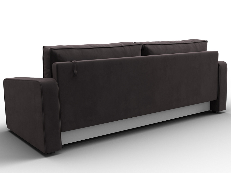 Диван прямой Лига-009 (коричневый)