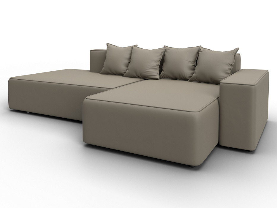 Диван угловой Лига-079 угол правый (grifon 04 бежевый)