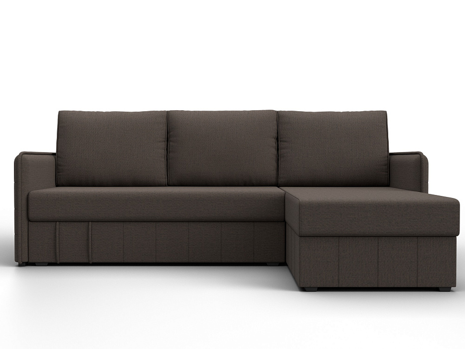 Диван угловой Слим угол универсальный (амур 05 коричневый)