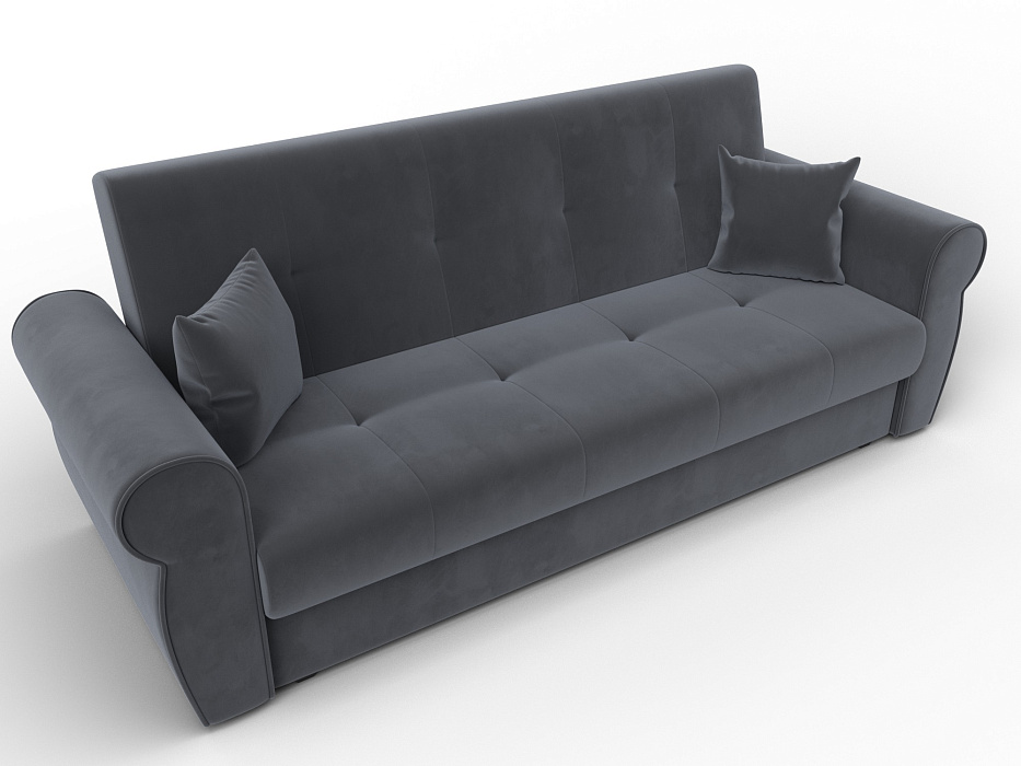 Диван-книжка Лига-019 (серый)