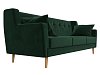 Прямой диван Брайтон 3 (зеленый цвет)