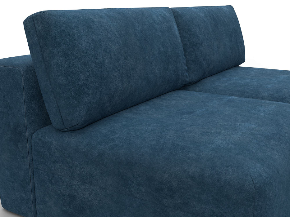 Диван прямой модульный Лига-060 НПБ (brut 11 синий)