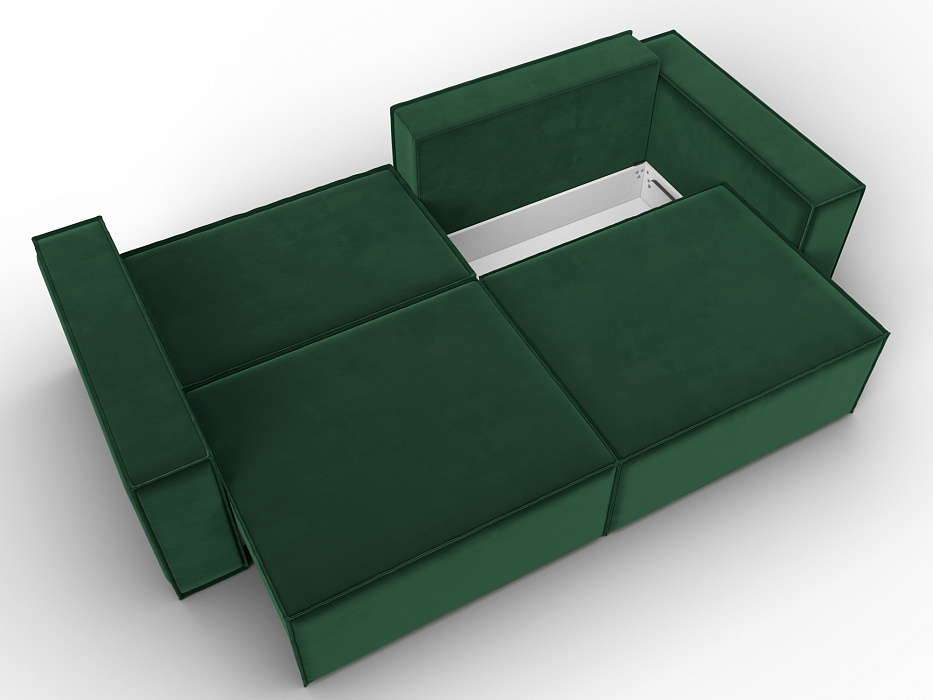 Диван прямой Куба (зеленый)