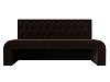 Кухонный прямой диван Кармен Люкс (коричневый цвет)
