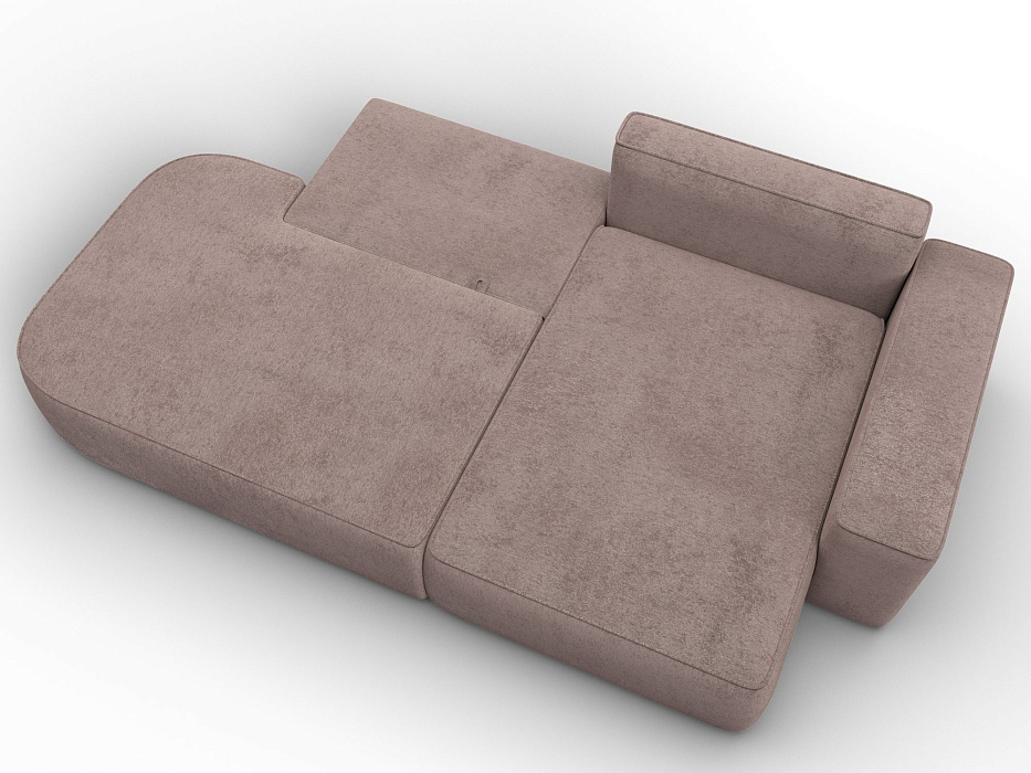 Диван угловой Лига-065 угол правый (tower 05 бежевый)