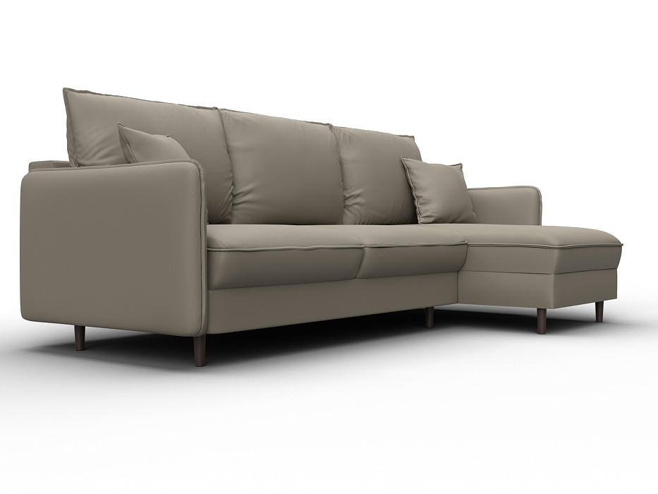 Диван угловой Лига-064 НПБ угол универсальный (grifon 04 бежевый)