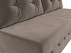 Прямой диван Лондон (коричневый цвет)