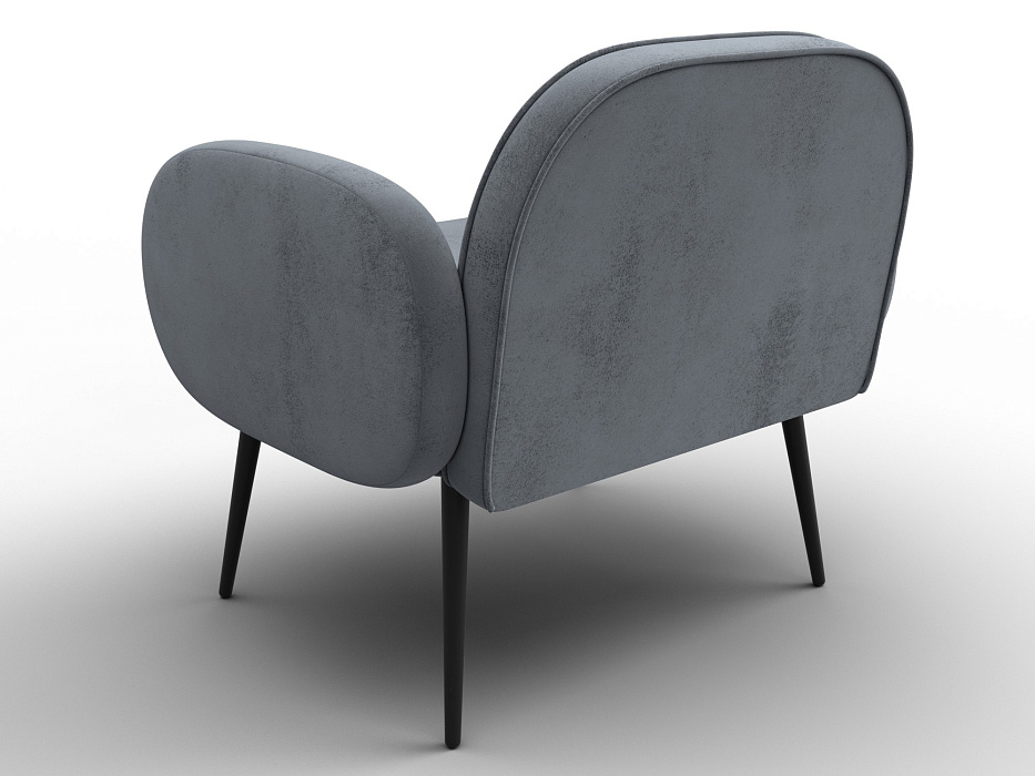 Кресло Лига-086 (велюр tower 10 серый)