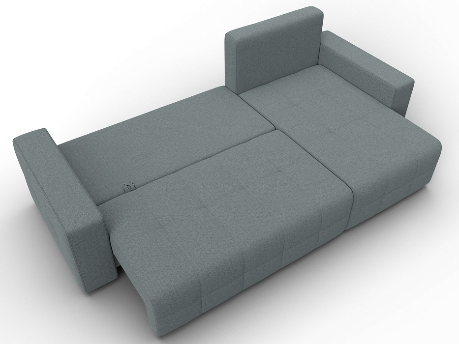 Диван угловой Лига-122 угол универсальный (амур 07 серый)