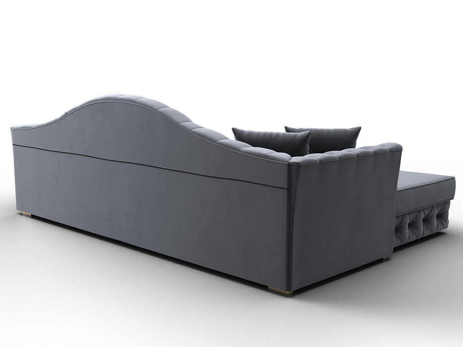 Диван угловой Артис левый угол (seven 17 серый)