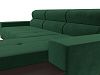 Угловой диван Леонардо правый угол (зеленый)