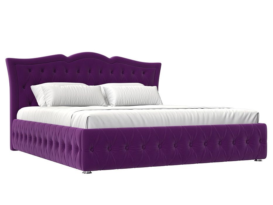 Интерьерная кровать Герда 200 (фиолетовый цвет)