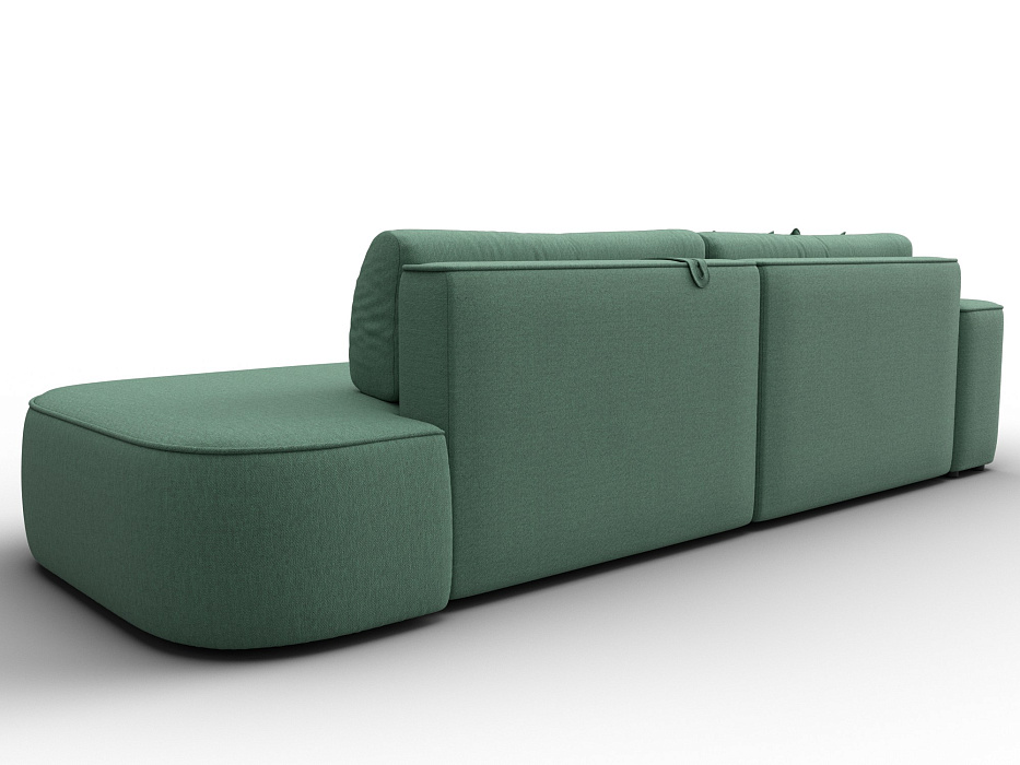 Диван угловой Лига-065 БП угол левый (амур 11 зеленый) Диван угловой Лига-065 БП угол левый (амур 11 зеленый)