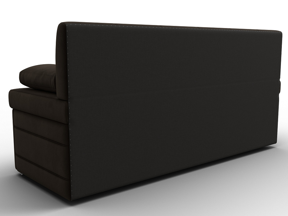 Диван кухонный прямой Лео (коричневый)