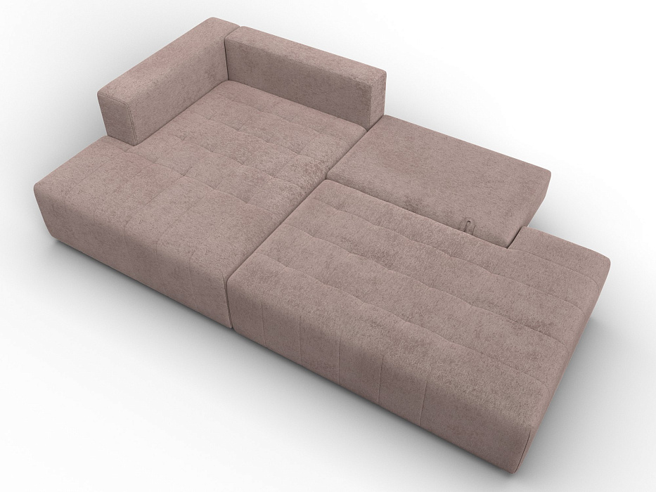 Диван угловой Лига-103 НПБ угол левый (tower 05 бежевый)