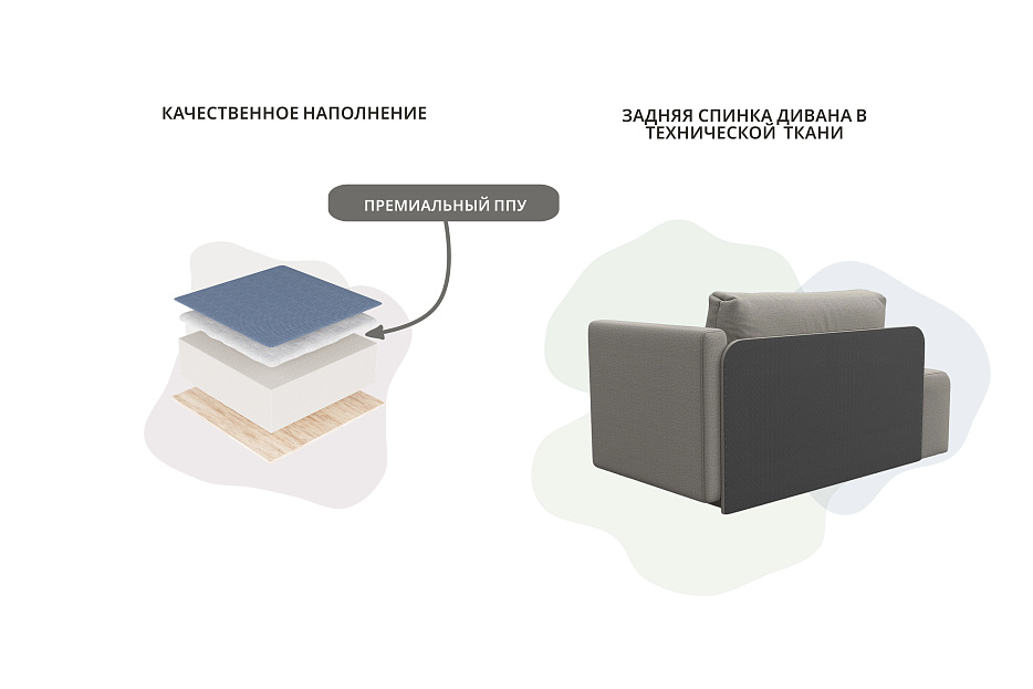 Кушетка Лига-097 (амур 02 бежевый)