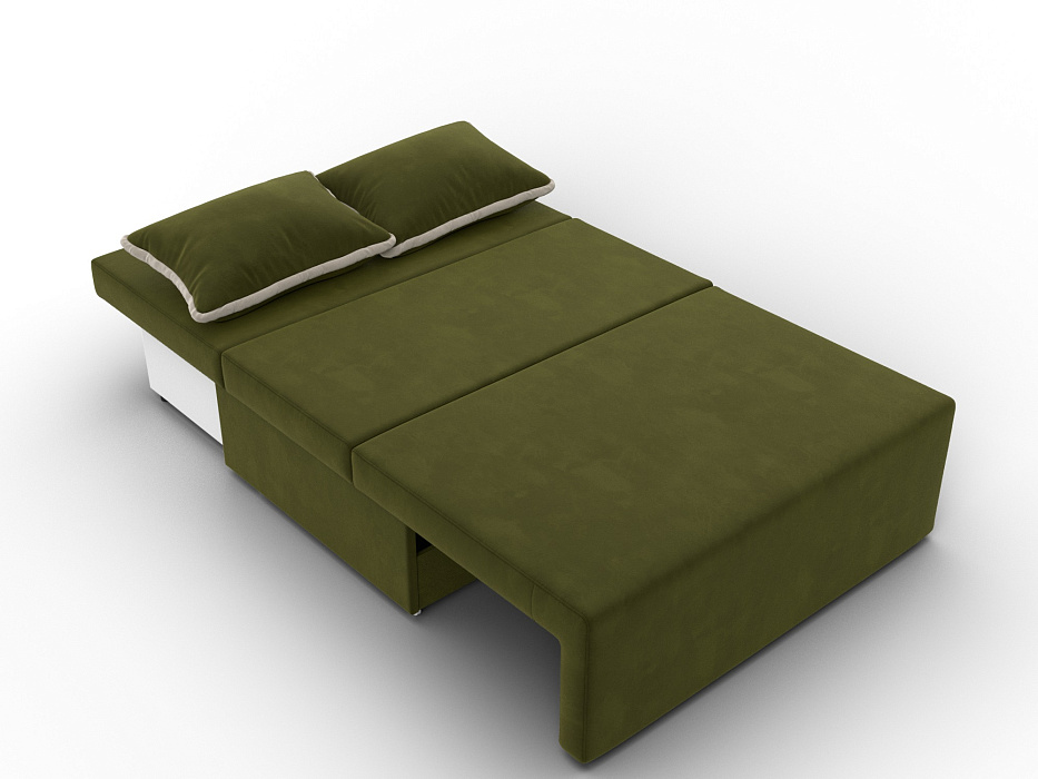 Диван прямой Лагуна (зеленый;бежевый)