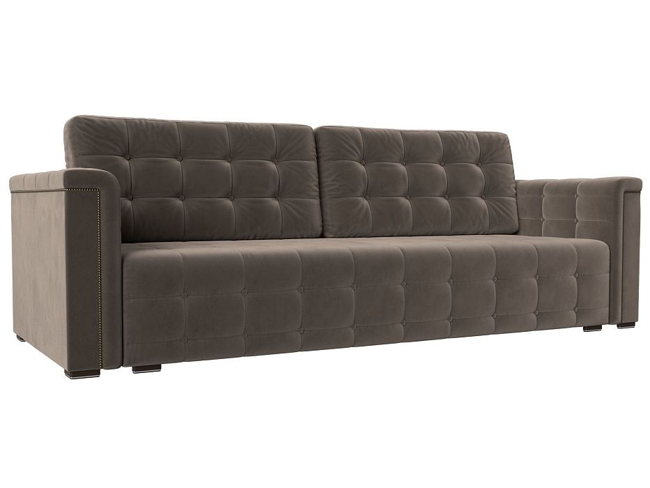 Прямой диван Лига-002 (коричневый)