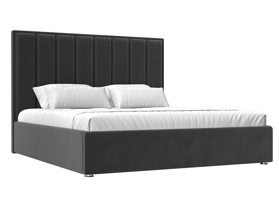Кровать интерьерная Афродита 160 (серый)
