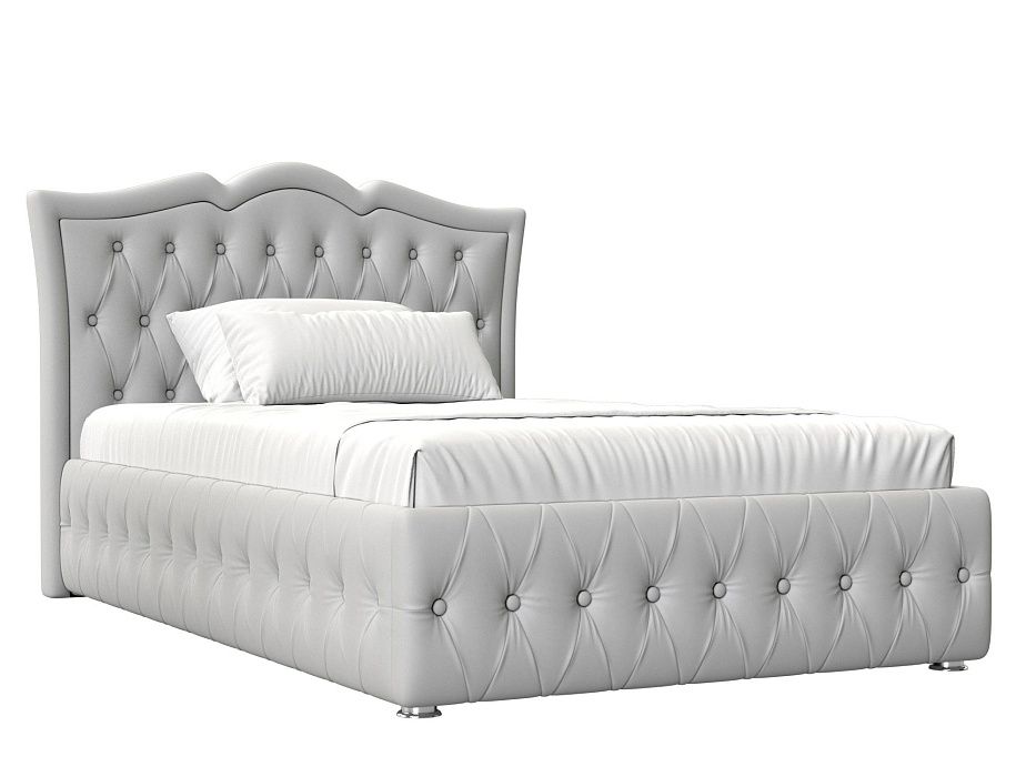 Кровать интерьерная Герда 140 (белый)