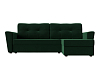 Угловой диван Амстердам Лайт правый угол (зеленый)